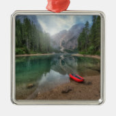 水 |南チロル湖（イタリア） メタルオーナメント (正面)