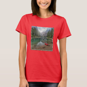 水 南チロル湖(イタリア) Tシャツ