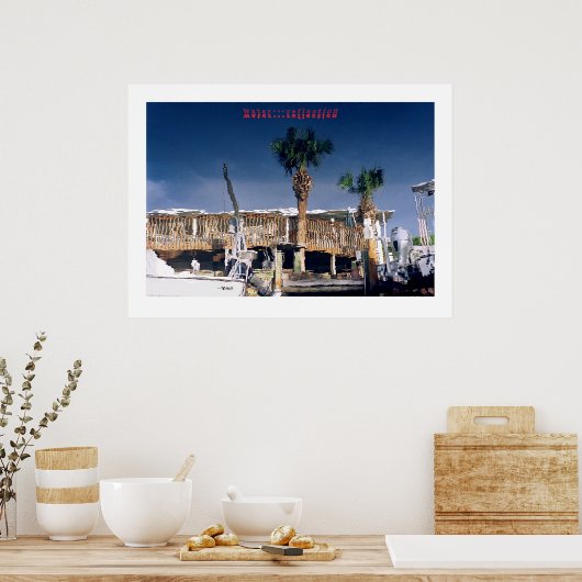 水…反射 ポスター (キッチン)