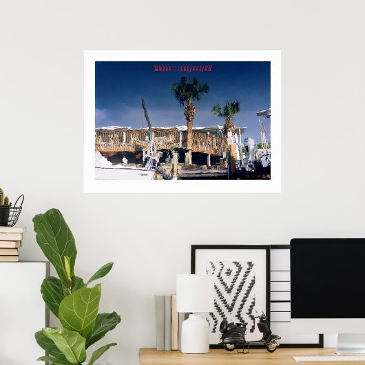 水…反射 ポスター (ホームオフィス)