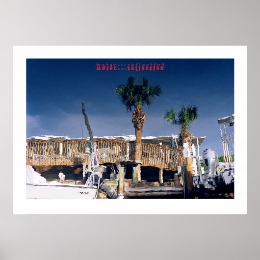 水…反射 ポスター (正面)