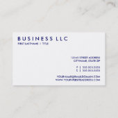 水。 名刺 (裏面)