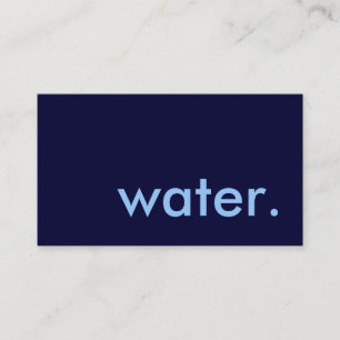 水。 名刺