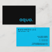 水 名刺 (正面/裏面)