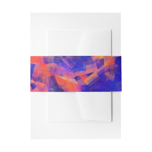 水 招待状ベリーバンド (正面例)