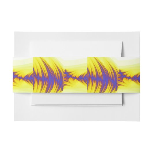 水 招待状ベリーバンド (正面例)