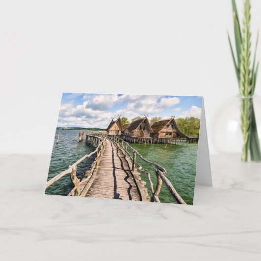 水 |水の上に家を建てる カード (正面)