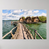 水 |水の上に家を建てる ポスター (正面)