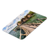 水 |水の上に家を建てる マグネット (左側)