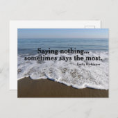 水/波/リップル ポストカード (正面/裏面)