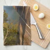 水 湖のアディロンドラック椅子 キッチンタオル (四つ折り)