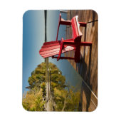 水 湖のアディロンドラック椅子 マグネット (縦)