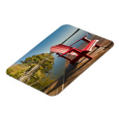 水 湖のアディロンドラック椅子 マグネット (左側)