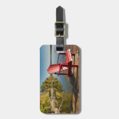水 湖のアディロンドラック椅子 ラゲッジタグ (正面縦)
