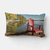 水 湖のアディロンドラック椅子 ランバークッション (裏面)