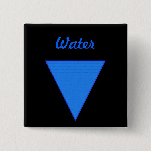 水 缶バッジ (正面)