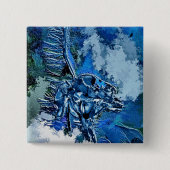 水 缶バッジ (正面)