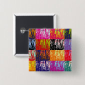 水 缶バッジ (正面&裏面)