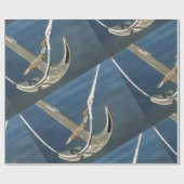 水，船舶，海，いかり，ボート，海洋，海 ラッピングペーパー (フラット)