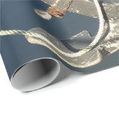 水，船舶，海，いかり，ボート，海洋，海 ラッピングペーパー (ロールコーナー)