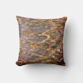 水/色（暖） クッション (正面)