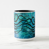 水- 15のozのコンボのマグのMarandaのタコ マグカップ (中央)