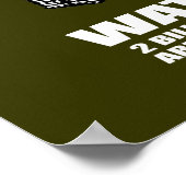 水–20億人が死に瀕している ポスター (角)