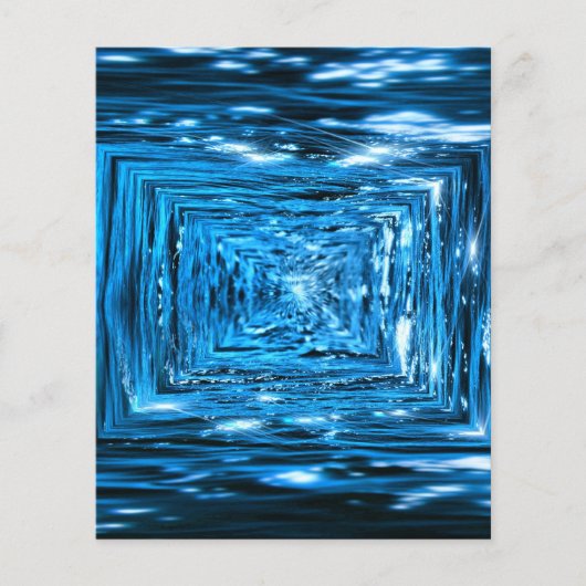 水-366587 水 アクア 液体 反射 集中 チラシ (正面)