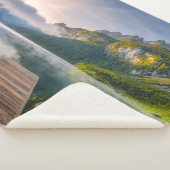 水 | Azure Alpine Lake,オーストリア シェルパブランケット (3/4)