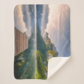 水 | Azure Alpine Lake,オーストリア シェルパブランケット (正面)