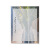 水 | Azure Alpine Lake,オーストリア ノートパッド (回転)