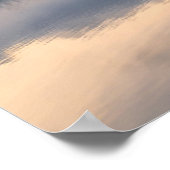 水 | Azure Alpine Lake，オーストリア ポスター (角)