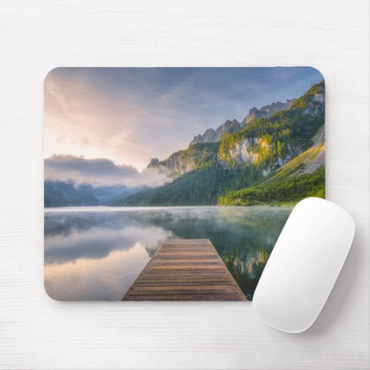 水 | Azure Alpine Lake,オーストリア マウスパッド (マウス)