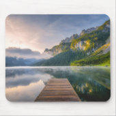 水 | Azure Alpine Lake,オーストリア マウスパッド (正面)