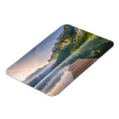 水 | Azure Alpine Lake，オーストリア マグネット (左側)