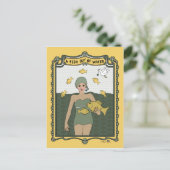 水_C_ポストカードから出た魚 ポストカード (スタンド正面)