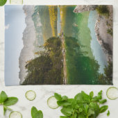 水 | Dachstein Mountains Lake Germany キッチンタオル (折り畳み)