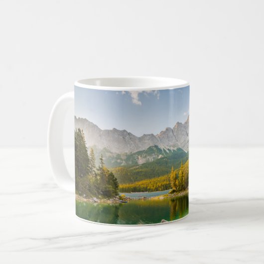 水 | Dachstein Mountains Lake Germany コーヒーマグカップ (正面左)