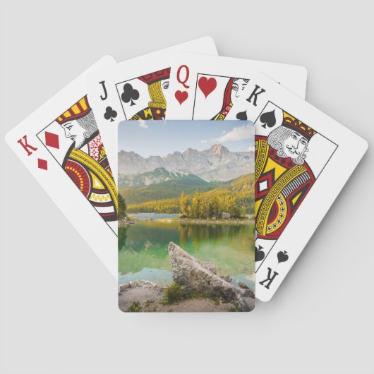 水 | Dachstein Mountains Lake Germany トランプ (裏面)