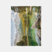 水 | Dachstein Mountains Lake Germany フリースブランケット (正面)