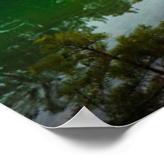 水 | Dachstein Mountains Lake Germany ポスター (角)