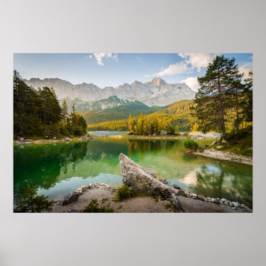 水 | Dachstein Mountains Lake Germany ポスター (正面)