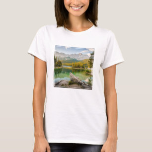 水 Dachstein Mountains Lake Germany Tシャツ