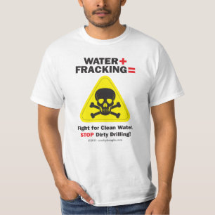 水 + FrackingのTシャツ2 Tシャツ
