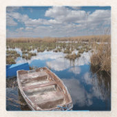 水 | Kayseri Turkey ガラスコースター (正面)