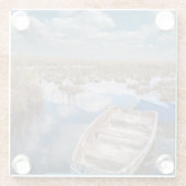 水 | Kayseri Turkey ガラスコースター (裏面)