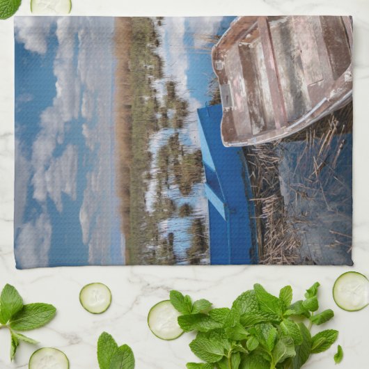 水 | Kayseri Turkey キッチンタオル (折り畳み)