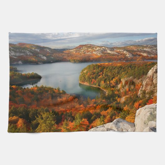 水 | Killarney Provincial Park Canada キッチンタオル (横)