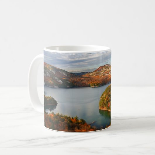 水 | Killarney Provincial Park Canada コーヒーマグカップ (正面左)