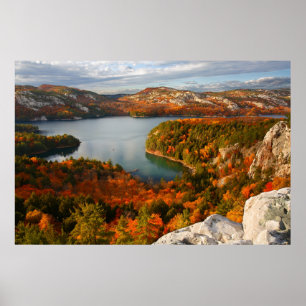 水 Killarney Provincial Park Canada ポスター